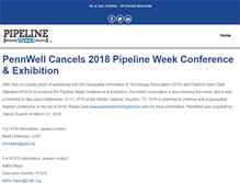 Tablet Screenshot of pipelineweek.com